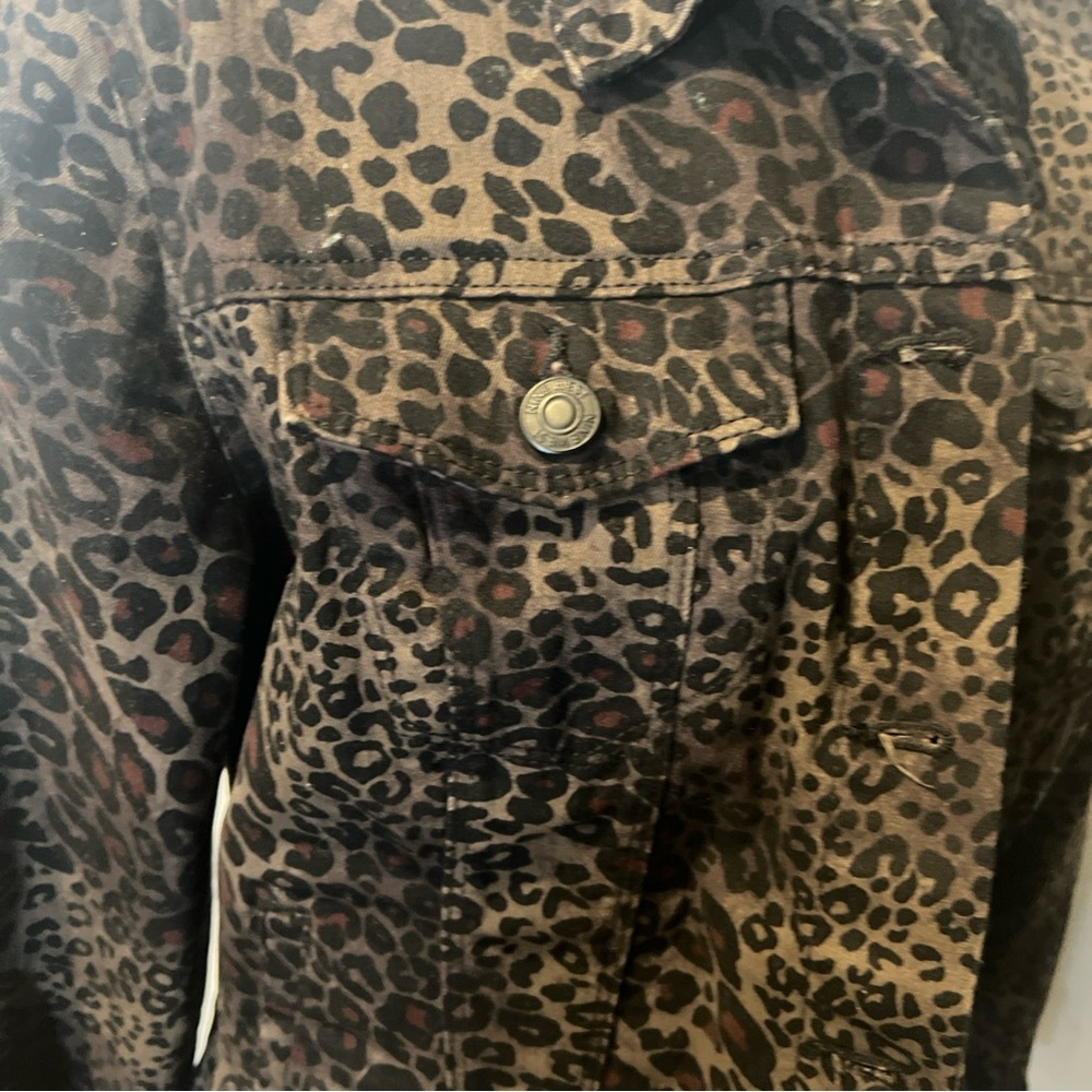 NINE WEST Leopard Print Women's Jacket - Picture 2 of 10